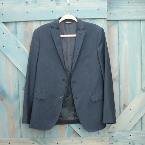 LY Adams Italy Navy Blazer Wool Size US 38 Italian 48 L’Exception - Picture 7 of 9